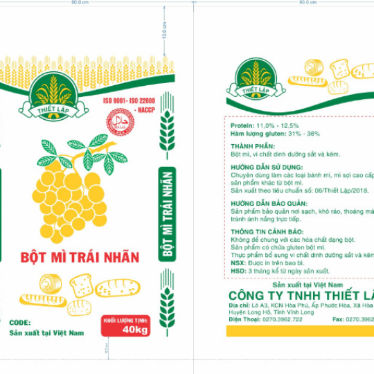 BỘT MÌ TRÁI NHÃN