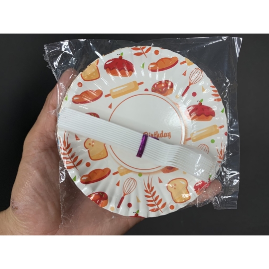 DĨA ĂN BÁNH KEM DÙNG 1 LẦN