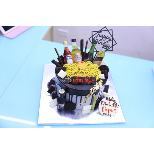 CHAI RƯỢU MINI TRANG TRÍ BÁNH