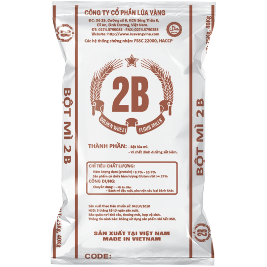 BỘT MÌ 2B NÂU
