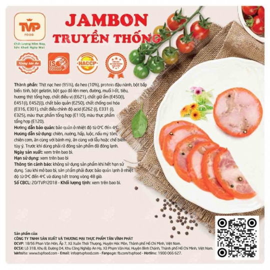 JAMBON TRUYỀN THỐNG TÂN VĨNH PHÁT