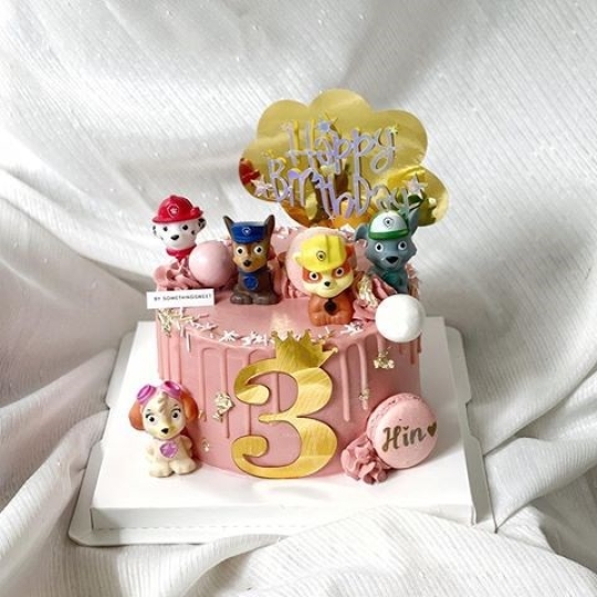 SET CHÓ CỨU HỘ TRANG TRÍ BÁNH