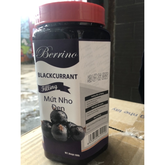MỨT NHO ĐEN BERRINO (FILLING) 1KG