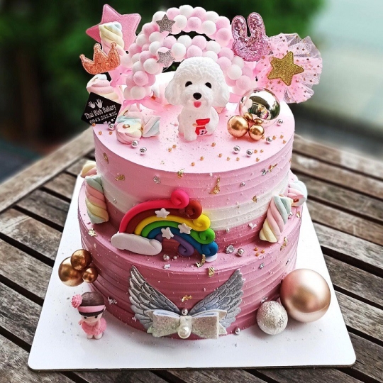 CHÓ NHỰA BABE TRANG TRÍ BÁNH