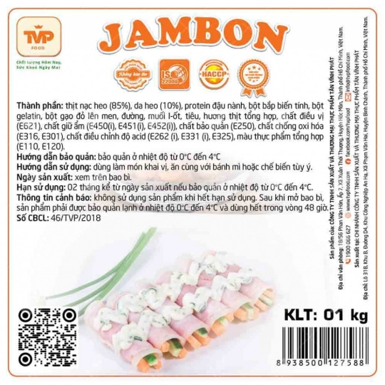 JAMBON TÂN VĨNH PHÁT