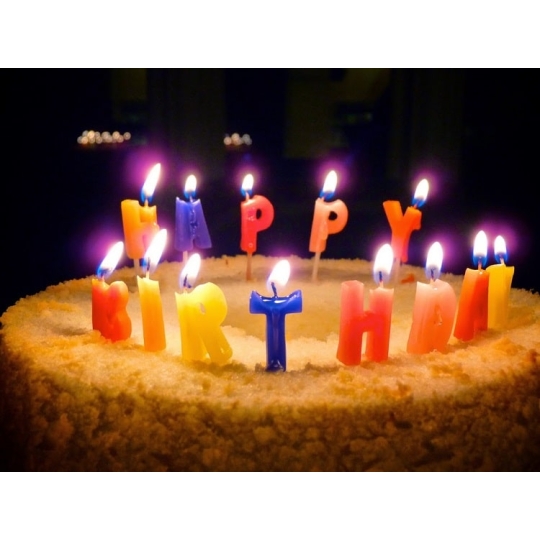ĐÈN CẦY HAPPY BIRTHDAY NHIỀU MÀU