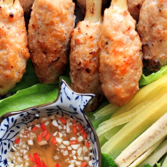CHẠO TÔM CÂY MÍA